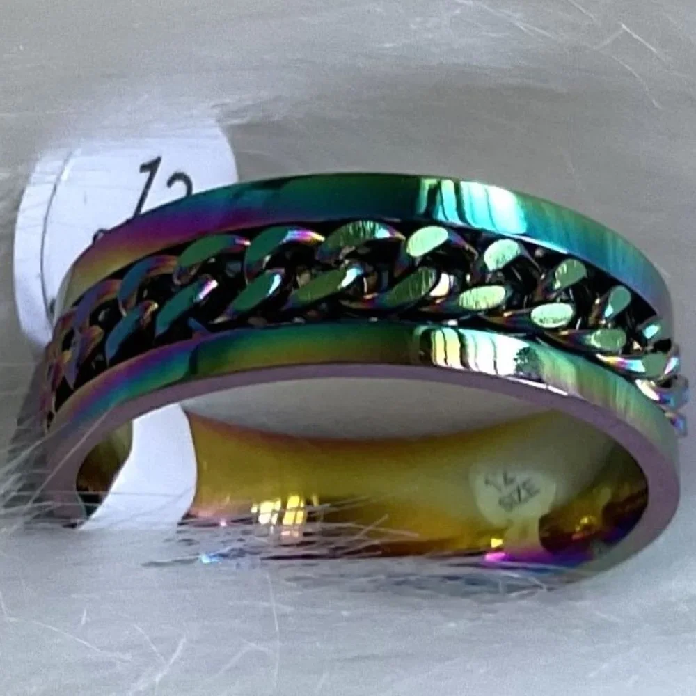 SPINNER CHAIN RING UNISEX
